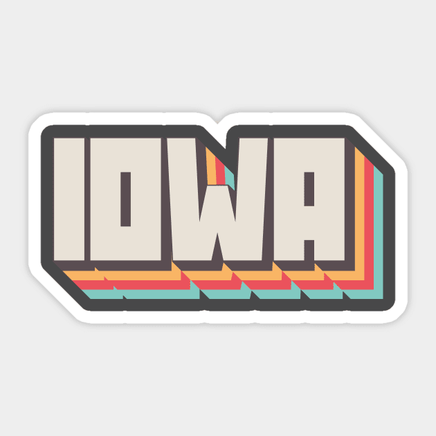 Iowa Sticker by n23tees